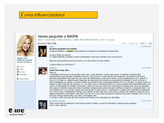 É uma influenciadora!




               As mídias sociais como ferramentas de relacionamento com os stakeholders: os blogs
 