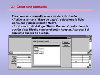 curso iniciacion y creacion de bbdd con access | PPTX