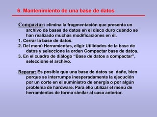 curso iniciacion y creacion de bbdd con access | PPTX