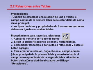 curso iniciacion y creacion de bbdd con access | PPTX