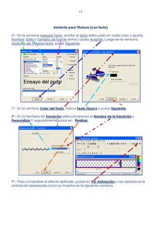 Curso animation shop 3 del paint shop pro 7 | PDF