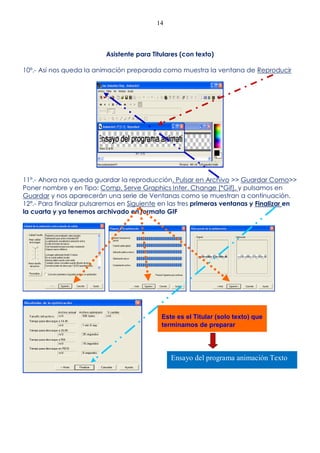 Curso animation shop 3 del paint shop pro 7 | PDF