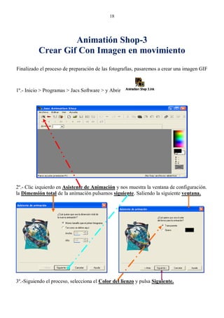 Curso animation shop 3 del paint shop pro 7 | PDF