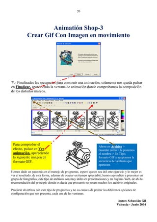 Curso animation shop 3 del paint shop pro 7 | PDF