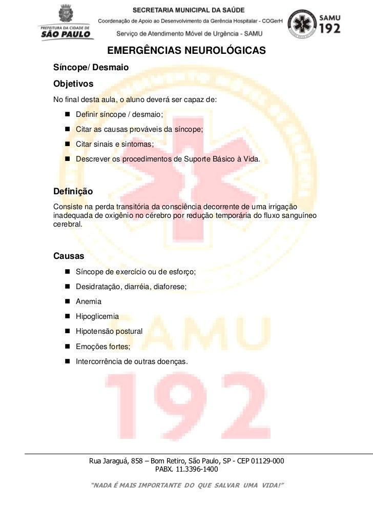 syncope y colapso pdf