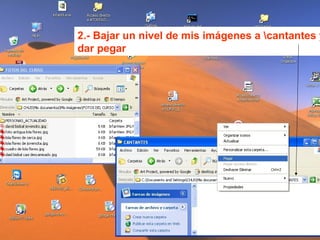 1.- ir a mis imágenes y dar “CORTAR” con boton derecho

 