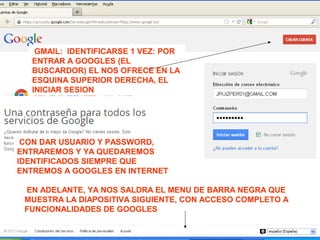 Nota: todos los nombres de correo, se componen de dos partes:
nnnnnnnn @ eeeeeeee.aaa
Nnnn= nombre abierto y libre por cada usuario en particular
@

= simpre existe como separador.

eeeee= cualificador de la empresa.
aaa = ambito de extension de la empresa: .com .net .es .pt .uk etc.

COMO FUNCIONA EL CORREO: Basicamente, los calificadores
están “catalogados” a nivel mundial, y cuando se envía un correo, se
deja en el servidor correspondiente a calificador del destinatario.
CUANDO SE VE EL CORREO: Nosotros lo veremos cuando
queremos accede al correo a través de internet, o a traves de correo
local tantas veces como queremos.
CUANTO TIEMPO SE GUARDAN LOS CORREOS: Según como
definamos nuestro correo al darnos de alta, se borrara por tamaño (mas de x Gigas de.
Espacio), por tiempo, etc,etc) automáticamente, o bíen cuando lo borremos nosotros
mismos.

 