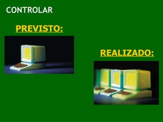 CONTROLAR PREVISTO: REALIZADO: 