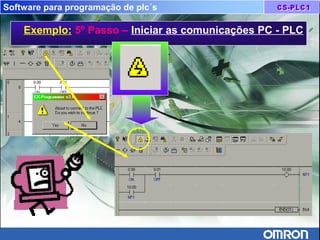 Software para programação de plc´s
Exemplo: 5º Passo – Iniciar as comunicações PC - PLC
 