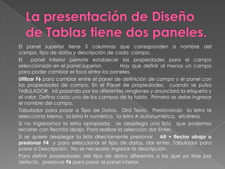 Las páginas. Son documentos HTML con información de la base de datos.