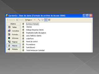 Elegimos los campos que deseamos mostrar.