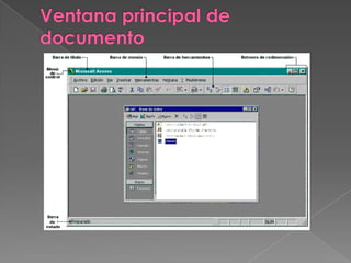 Ventana principal de documento