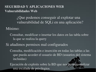 La aplicación presenta información en pantalla devuelta por la query 