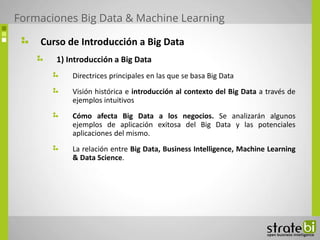 Curso de Introducción a Big Data
1) Introducción a Big Data
Directrices principales en las que se basa Big Data
Visión his...