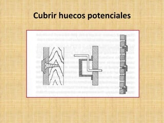 Cubrir huecos potenciales 