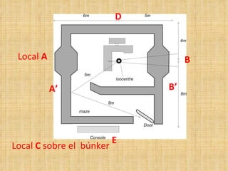 Local  C  sobre el  búnker Local  A B E D B’ A’ 