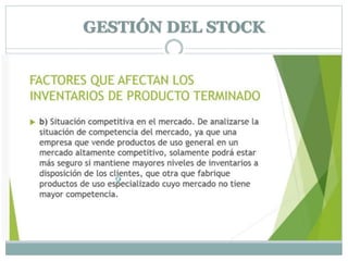 GESTIÓN DEL STOCK
 