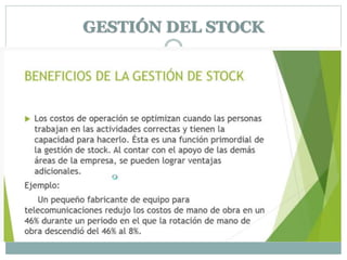 GESTIÓN DEL STOCK
 