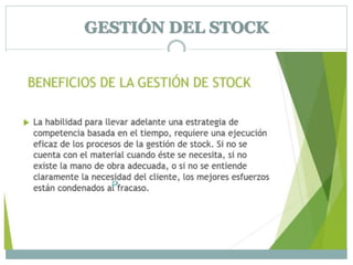 GESTIÓN DEL STOCK
 