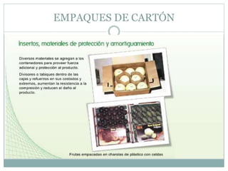 EMPAQUES DE CARTÓN
 