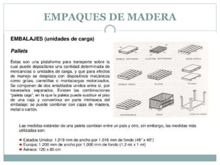 EMPAQUES DE MADERA
 