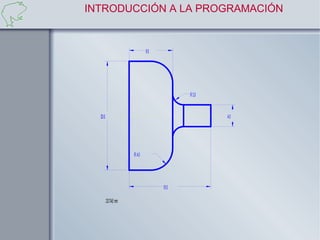 INTRODUCCIÓN A LA PROGRAMACIÓN


                                8 .0




                                               R 2 .0



  20 .0                                                 4 .0




                       R 4 .0




                                       15 .0

          CO TAS :mm
 