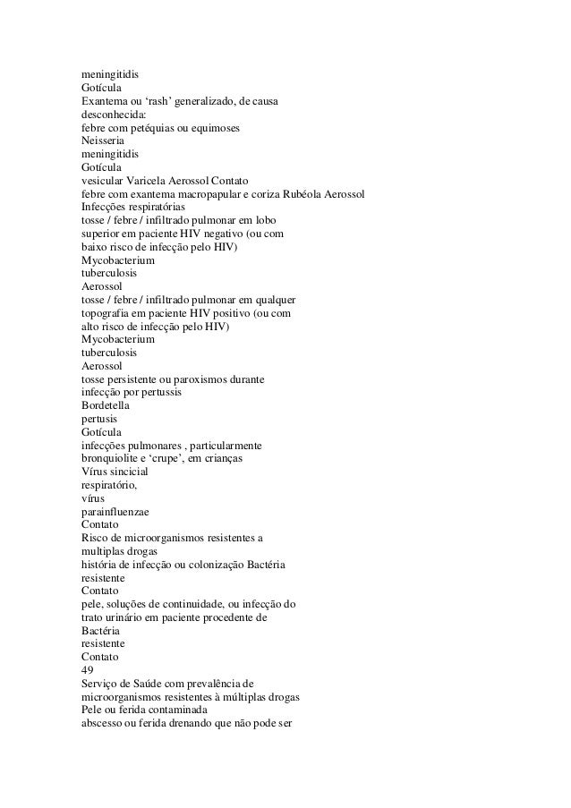 Curso basico de controle de infeccao hospitalar caderno a