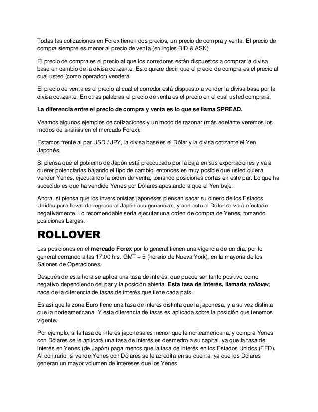 Curso forex espanol