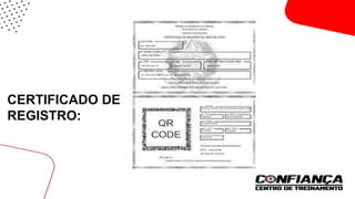 CERTIFICADO DE
REGISTRO:
 