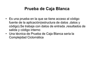 Curso calidad software