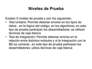 Curso calidad software