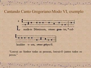 Curso Canto Gregoriano - Gregorian Chant tutorial in portuguese