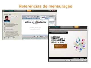 Referências de mensuração
 