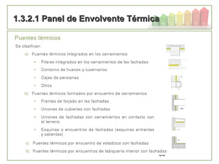 56
1.3.2.1 Panel de Envolvente Térmica1.3.2.1 Panel de Envolvente Térmica
 
