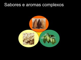 Sabores e aromas complexos 