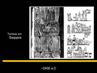 ~2400 a.C  Tumbas em  Saqqara 