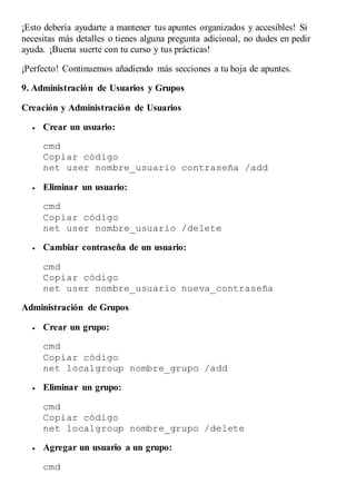 TUTORIAL DE CONFIGURACIONES PARA SEGURIDAD WINDOWS 10 | PDF