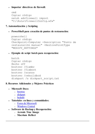TUTORIAL DE CONFIGURACIONES PARA SEGURIDAD WINDOWS 10 | PDF