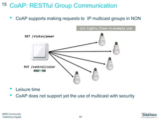 CoAP Course for m2m and Internet of Things scenarios | PPTX