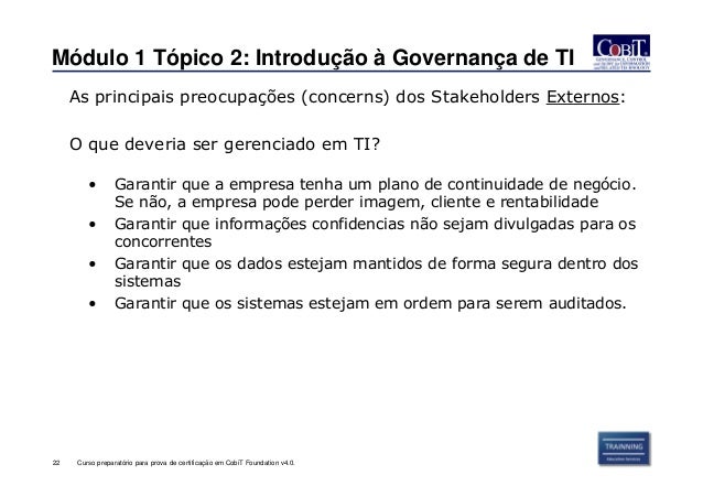 Curso cobit