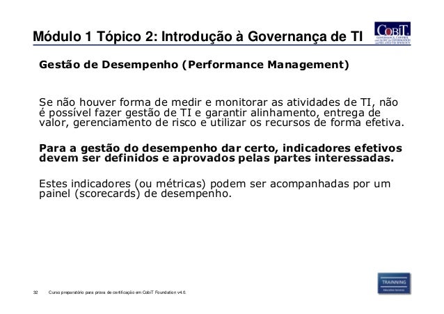 Curso cobit