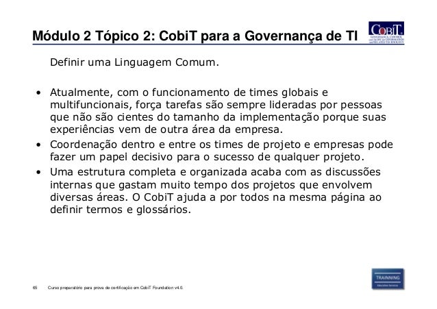 Curso cobit