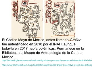 Los códices prehispánicos        2019