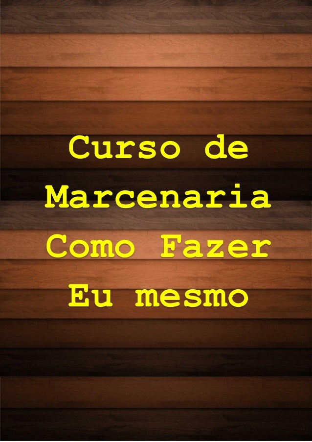 Marcenaria curso