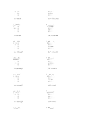 |O|||O         |||O||
 ||||O|         ||O|O|
 ||||||         ||||||

 Em9=MIm9       Gm/=SOLm/MIb


__OOOO/       ______/
1||||||        3OOOOOO
 OO||||         ||||||
 ||||||         |O||||
 ||||||         ||||||

 Em9=MIm9       Gm/=SOLm/FA


O___OO/       XX____/
1||OO||        1||||||
 |O||||         ||||||
 ||||||         ||OOOO
 ||||||         ||||||

 Ema=MImaj7     Gm/=SOLm/FA


OX___O/       OO____/
4OOOOOO        1||||||
 ||||||         ||||||
 ||O|||         ||OOOO
 ||||||         ||||||

 Ema=MImaj7     Gm1=SOLm13


XX__OO/       _XO__O/
1||OO||        1||||||
 ||||||         ||||||
 ||||||         O||OO|
 ||||||         ||||||

 Ema=MImaj7     Gm6=SOLm6


O___O_/       ______/
1||OO||        3OOOOOO
 |O|||O         ||||||
 ||||||         |O||||
 ||||||         ||||||

 Ema=MImaj9     Gm7=SOLm7


_X___O/       XX____/
 