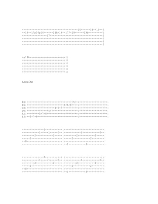 ------------------------------------16------16--19--|
--16--17p16p14------14h-16--17/-19------19b---------|
----------------17----------------------------------|
----------------------------------------------------|
----------------------------------------------------|
----------------------------------------------------|




--19b-----------------------||
----------------------------||
----------------------------||
----------------------------||
----------------------------||
----------------------------||


AEOLIAN




E||------------------------------5--|------------------|
B||------------------------5-6-8----|------------------|
G||------------------4-5-7----------|------------------|
D||--------------5-7----------------|------------------|
A||--------5-7-8--------------------|------------------|
E||--5-7-8--------------------------|------------------|




--------------0-----------|--------------------------|
-----------1-----1-----0--|-----------1-----------0--|
--------2-----------2-----|--------2-----------2-----|
-----2--------------------|-----2-----------2--------|
--0-----------------------|--------------------------|
--------------------------|--1-----------3-----------|




--------------0-----------|--------------------------|
-----------1-----1-----0--|-----------1-----------0--|
--------2-----------2-----|--------2-----------2-----|
-----2--------------------|-----2-----------2--------|
--0-----------------------|--------------------------|
--------------------------|--1-----------3-----------|
 