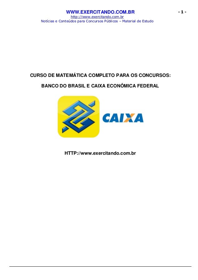 Cursos de matematica