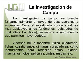 Curso Completo De MetodologíA De La Investigacion Ugm