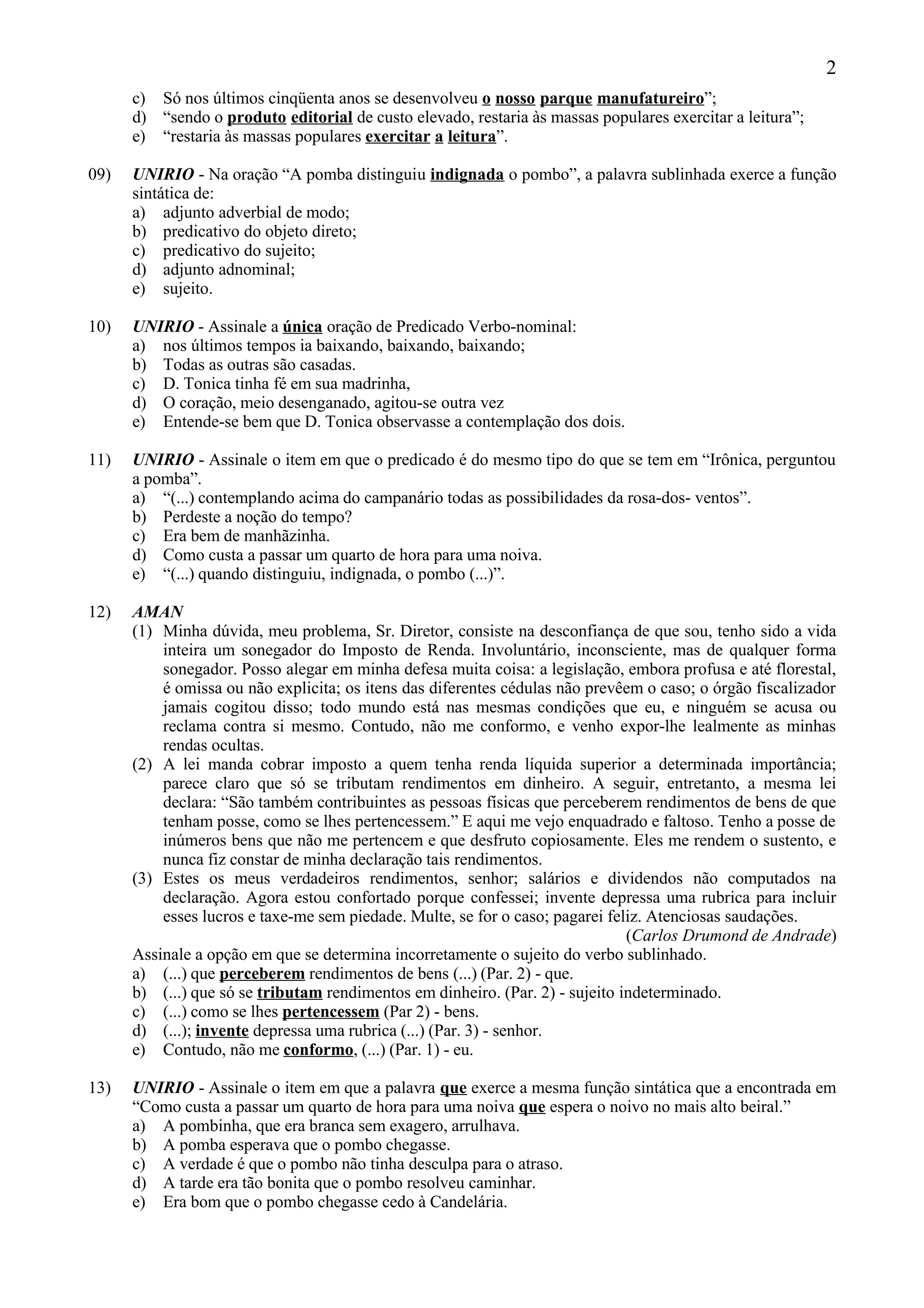 Curso Completo De Portugues Para Concursos | PDF