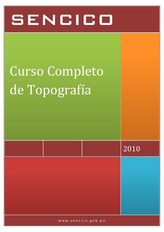 Curso de topografia a distancia